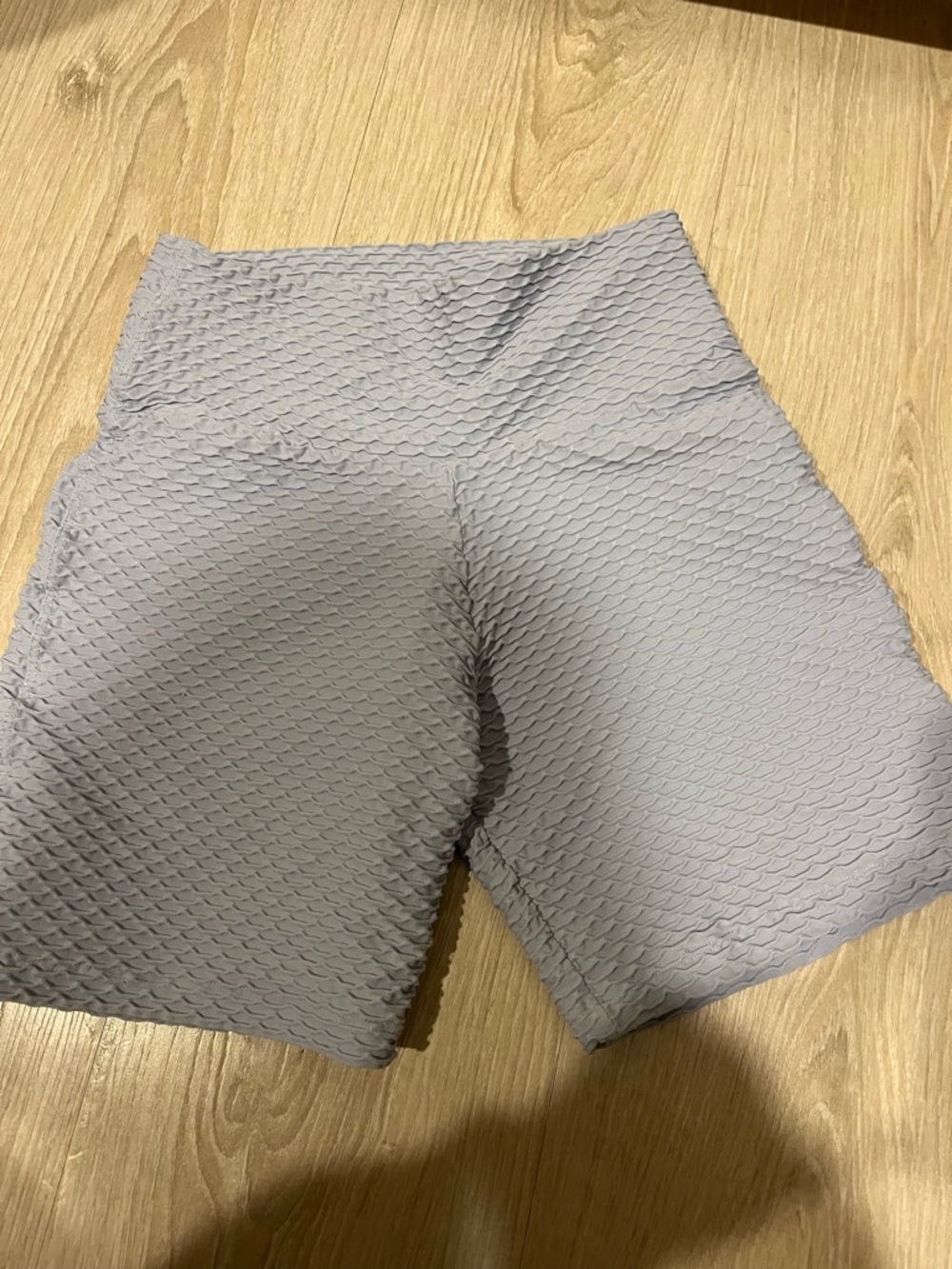 Booty by Brabants Light Purple Textured High-Waist Women’s Shorts